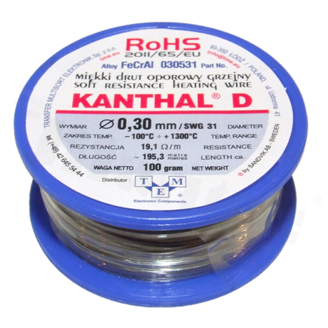 KANTHAL-D-0.30/100